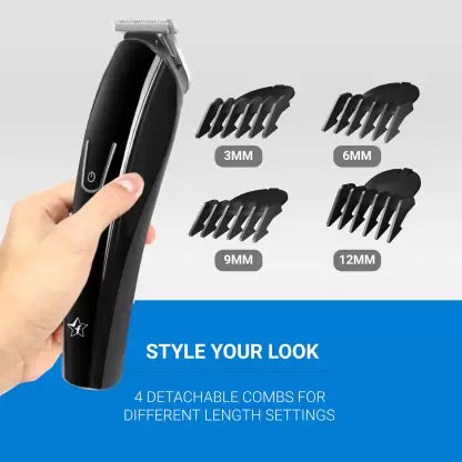 Flipkart SmartBuy M4D12Q Runtime : 60 min Cordless USB Trimmer for Men  (Black) Flipkart SmartBuy M4D12Q Runtime : 60 min Cordless USB Trimmer for Men  (Black)
